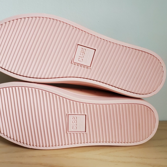 Clae Bradley - Light Oiled Pink Leather Sneakers - Picture 6 of 8